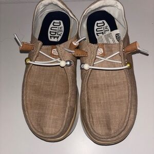 Hey Dude women Tan Casual Shoes 8